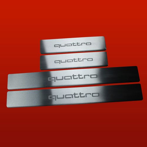 Listwa progowa AUDI A4 B6 QUATTRO Stal nierdzewna 304 mat 4szt na Arena.pl