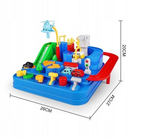 Tor przeszkód interaktywny samochodowy wyścigi parking 4 pojazdy auto autob na Arena.pl