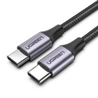 kabel przewód usb-c 3.1 - usb-c 3.1 1.5m - szary