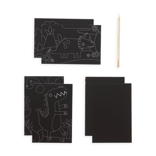 Zdrapywanki Mini Scratch & Scribble - Dinozaury na Arena.pl