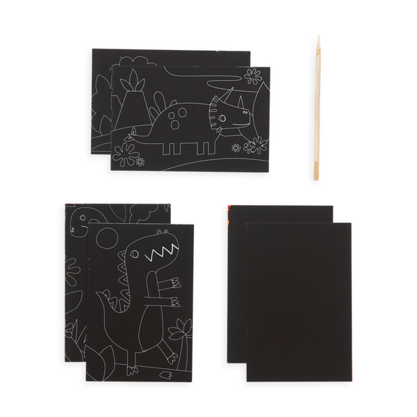 Zdrapywanki Mini Scratch & Scribble - Dinozaury zdjęcie 4