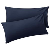 poszewka na poduszkę mikrofibra 45x135 granat 2szt