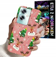 ETUI CASE DO OPPO A79 5G - ŚWIĄTECZNE WZORY NA ŚWIĘTA RENIFER CHOINKA