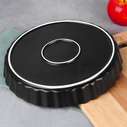 Forma do tarty ceramiczna czarna 24,5 cm na Arena.pl