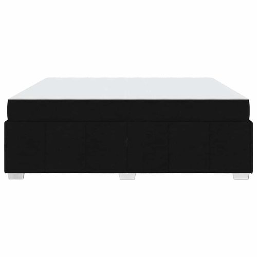 Ramka łóżka z materacem Czarny 180 x 200 cm tkanina na Arena.pl