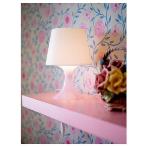 Lampa na stół Lampan lampka nocna biała IKEA na Arena.pl