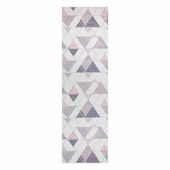 RUG/LU/VINEA/GEOMETRIC2/CREAM+POWDERPINK/70x300
