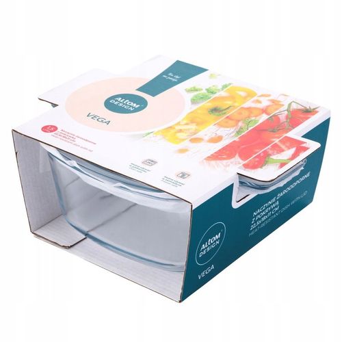 Naczynie żaroodporne 1,5l szklane do zapiekania z pokrywą Altom Design na Arena.pl