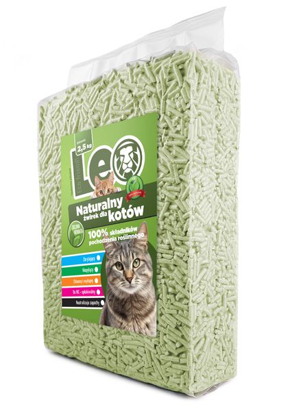 Żwirek dla kotów Leo - Zielona herbata zdjęcie 2
