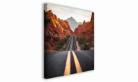 OBRAZ NA PŁÓTNIE 018 Droga w kanionie 70x70cm