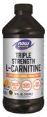 NOW FOODS L-Carnitine Triple Strength Liquid 3000 mg Citrus  473 ml)
