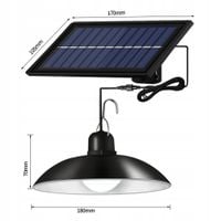Żyrandol lampa solarna led wisząca sufitowa zewnętrzna + pilot