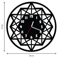 ZEGAR ŚCIENNY GEOMETRIA 38cm M 116.10