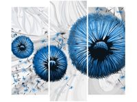 90 80CM OBRAZ T3 ELEM NIEBIESKI DMUCHAWIEC 2 DRUK ŚCIENNY