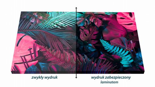 OBRAZ NA PŁÓTNIE PROSTOKĄTNY - Zamglone liście I na Arena.pl