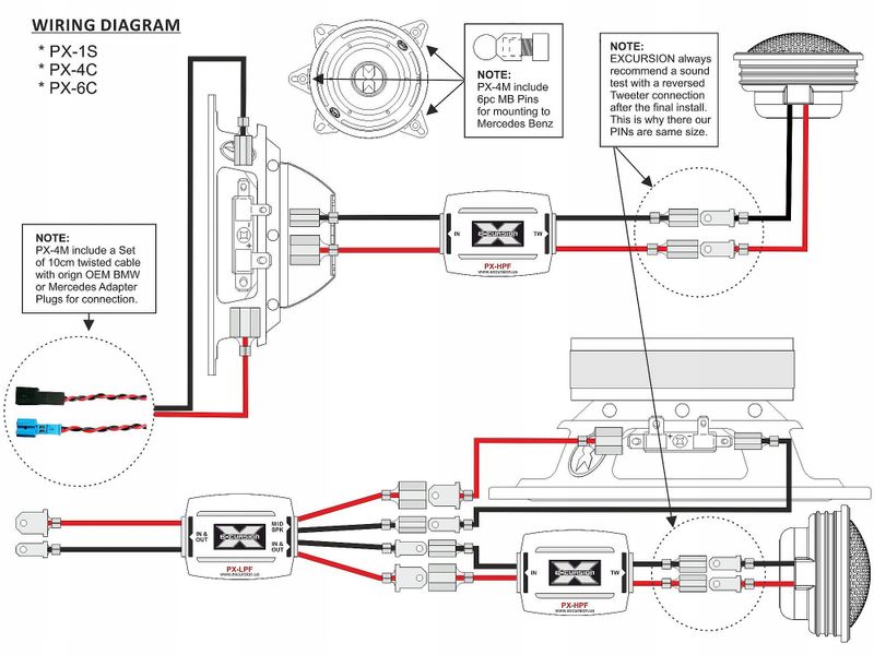 Głośniki wysokotonowe Excursion TWEETERY 200W zdjęcie 5