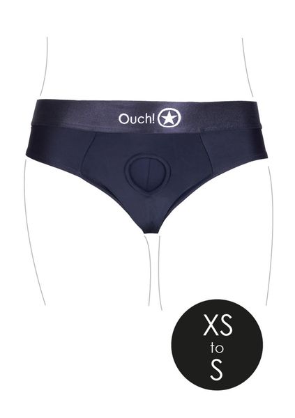 Vibrating Strap-On Thong With Removable Rear Straps - Xs/S zdjęcie 9