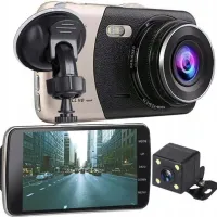REJESTRATOR SAMOCHODOWY JAZDY KAMERA FUL HD PRZÓD TYŁ COFANIA