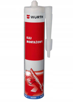 2x Klej Montażowy UNIWERSALNY Wurth Do Listew Drewna Paneli MOCNY 310ml