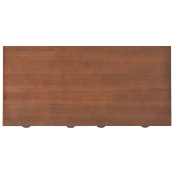 Biurko z 3 szufladami, 110x50x78 cm, lite drewno jodłowe na Arena.pl