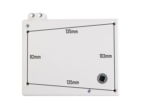 Zwijacz korbowy na linkę biały przekładnia metal na Arena.pl