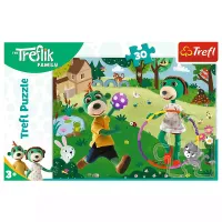 Puzzle 30El Aktywny Dzień - Rodzina Treflików 18287 Trefl