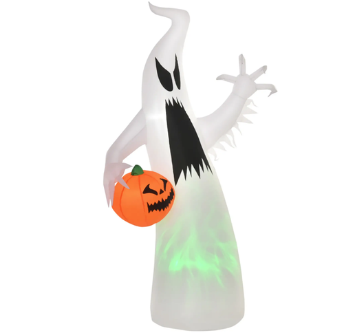 Dmuchany duch dynia halloween straszna dekoracja LED na Arena.pl