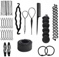 ZESTAW do Włosów Wypełniacz Koka Grzebień Upięć  B132_B