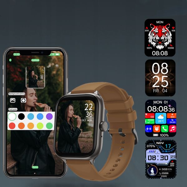 Smartwatch IMILAB IMIKI ST1 brązowy zdjęcie 8