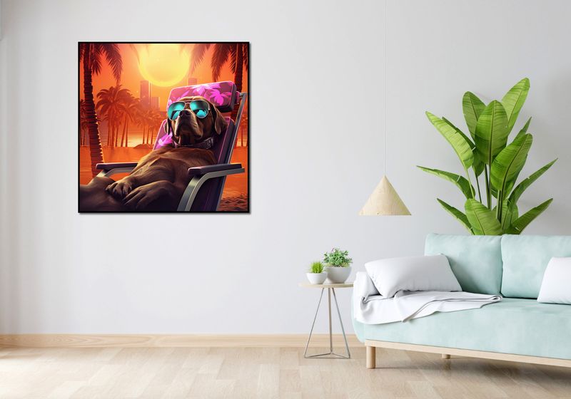 Plakat 100x100cm Lato w Stylu zdjęcie 4