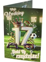 karta na 17 urodzinki seria korona  b rd17-010