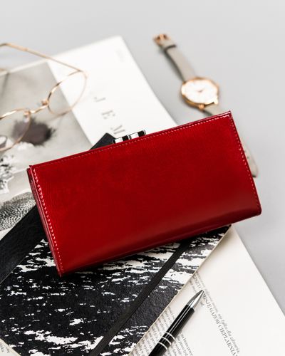portfel damski skórzany h24-fo-2-sh9 red na Arena.pl