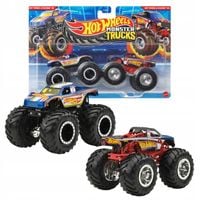 HOT WHEELS 4 vs RACING 1 Auta 1:64 Monster Trucks
