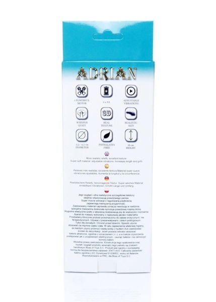 Proteza-Hollow Strap-on Adrian vibrating zdjęcie 12