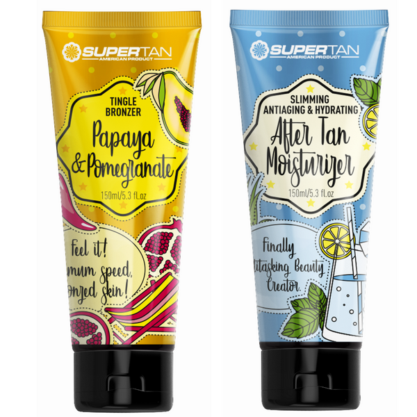 Supertan Papaya & Pomegranate + After Tan Po Opalaniu Gratis zdjęcie 1
