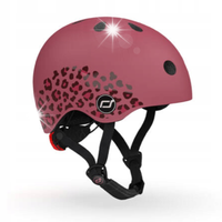 SCOOT AND RIDE KASK XXS-S dla dzieci regulacja kask rowerowy dziecięcy LED