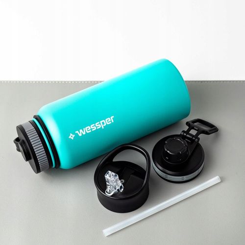 Kubek Termiczny Wessper Termos na Herbatę Bidon Butelka Termiczna Stal 1l na Arena.pl