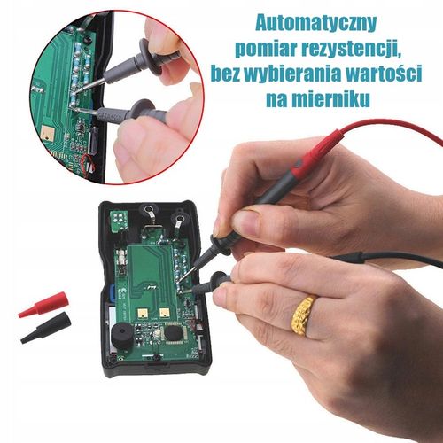 MULTIMETR CYFROWY AUTOMATYCZNY ZT-S1 TRUE RMS NCV MIERNIK NAPIĘCIA PRĄDU na Arena.pl