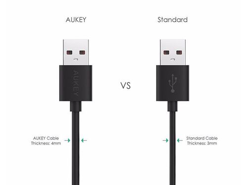 Aukey CB-D10 Zestaw 3x kabel micro USB Quick Charge 2.0 na Arena.pl