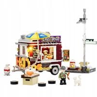 LUMIBRICKS Chili Dog Trailer Street Fusion zestaw klocków LED 515 elementów