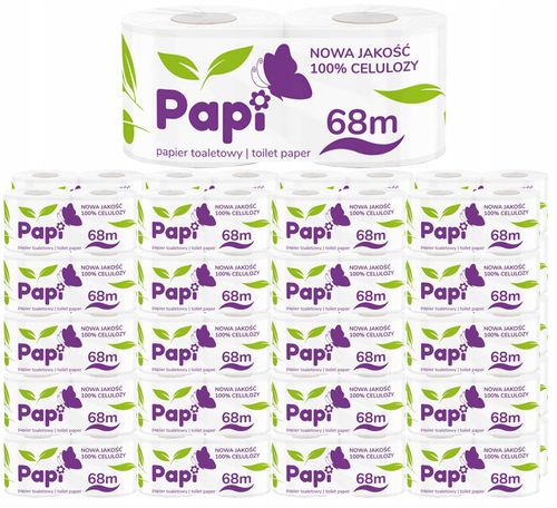 Papier toaletowy 2R PAPI 2W - 56 Rolek na Arena.pl