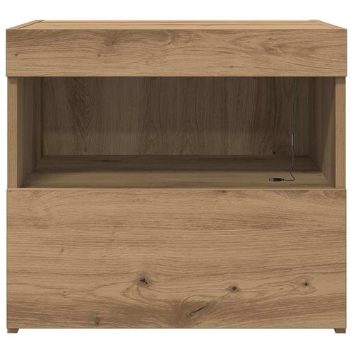 Szafka nocna z szufladą dąb artisan 50 x 40 x 45 cm na Arena.pl