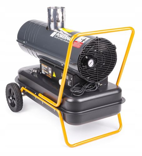 NAGRZEWNICA OLEJOWA SPALINOWA 30KW TERMOSTAT PIEC DMUCHAWA FARELKA ON LCD na Arena.pl