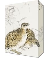 Obraz 20x30cm Quail, Kashu Japoński Vintage do Salonu