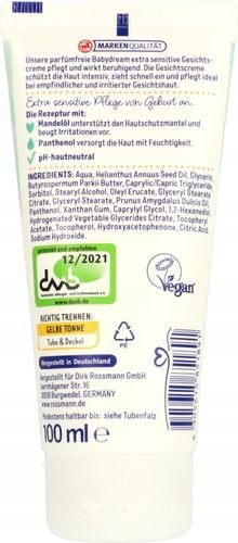 BABYDREAM EXTRA SENSITIVE KREM DO TWARZY 100 ML na Arena.pl