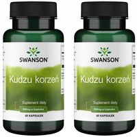 2x Swanson KUDZU KORZEŃ 500 mg 60 kaps DETOX NAŁÓG