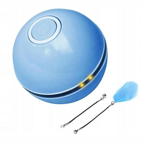 INTERAKTYWNA ZABAWKA PIŁKA DLA KOTA + DODATKI na Arena.pl