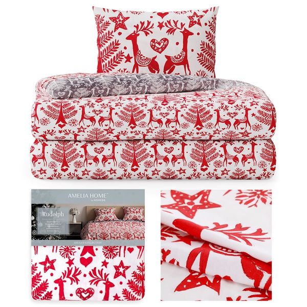 Pościel AmeliaHome SNUGGY RUDOLPH 155x220+80x801 zdjęcie 1