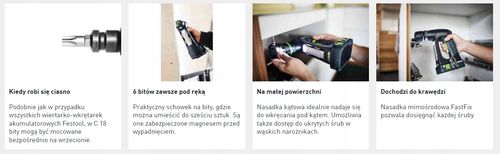 WIERTARKO-WKRĘTARKA AKU.C 18-BASIC FESTOOL na Arena.pl