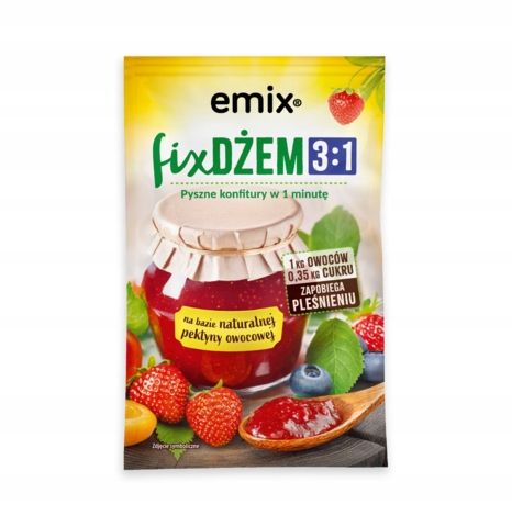 Emix Fix Dżem mieszanka żelująca 40 g zdjęcie 1